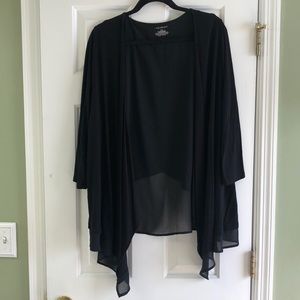 Lane Bryant lightweight cardigan! Black
